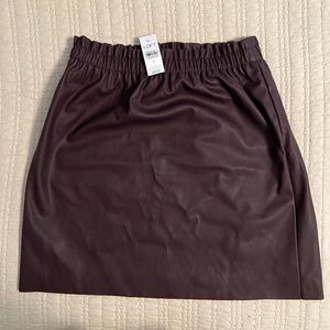 New with tags! Loft mini- faux leather.